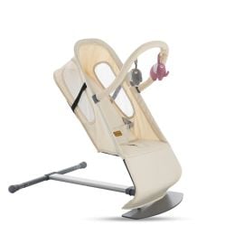 Teknum - Baby Bouncer With Grab Toys - Ivory -  SAM-TK_BBO_IV - Toysuae.com