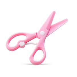Eazy Kids - School Scissors for Kids With Lock - Pink - SAM-EZ_SCISS1_PI - Toysuae.com
