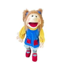 Edu Fun - Living Hand Lotta Stylish Puppet Girl With Striped Trousers And Pigtails - 65cm -  RTS-W067 - Toysuae.com