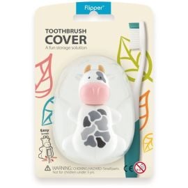 Flipper - Toothbrush Cover Fun Animal - Cow -  F02801-21 - Toysuae.com