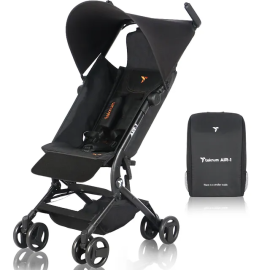 Teknum - Air 1 Travel Stroller With Carry Backpack - Black -  SAM-TK_AIR1_BK - Toysuae.com