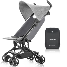 Teknum - Air 1 Travel Stroller With Carry Backpack - Grey -  SAM-TK_AIR1_GY - Toysuae.com