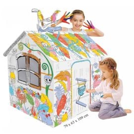 Eazy Kids - DIY Doodle Painting Jungle House -  SAM-EZ_DDC_JH - Toysuae.com