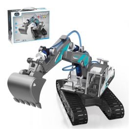 Little Story - 3 In 1 Excavator/Bulldozer Toy 130 pcs - Grey -  SAM-LS_HYJCB_GY - Toysuae.com