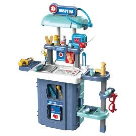 Little Story - Role Play Doctor Toy Set Luggage Case 38pcs - Blue -  SAM-LS_RPLC_HPBU - Toysuae.com