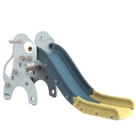 Little Story - Dinosaur Slide With Basket Ball Hoop -  SAM-LS_SLI_BU - Toysuae.com