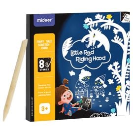Mideer - Scratch Card Kit - Little Red Riding Hood -  MD4148 - Toysuae.com