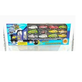 Jawda - Car Carrier Truck Toy With 12 Cars -  BTG-222390 - Toysuae.com