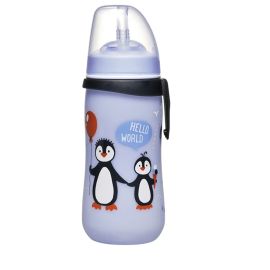 Nip - Straw Cup Penguin 330ml