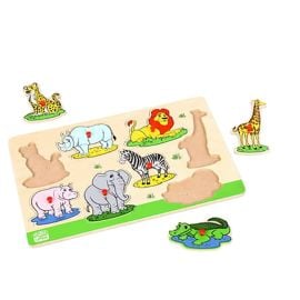 Edu Fun - Insert Boards Puzzle - Wild Animals