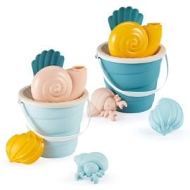 Ecoiffier - Sea Style Garnished Sand Bucket With 2 Molds - Assorted -  sim-7600000309 - Toysuae.com