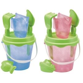 Ecoiffier - Glitter Beach Bucket With Accessories - 1Pcs Assorted -  sim-7600000642 - Toysuae.com
