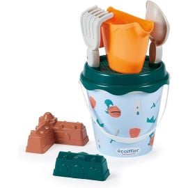 Ecoiffier - Garnished knights bucket with 2 molds -  sim-7900000660 - Toysuae.com
