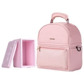 Sunveno - Insulated Lunch Bag With Thermo Box - Pink - SAM-SN_LBTB_PI - Toysuae.com