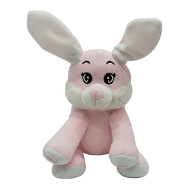 Pugs At Play - Battery Operated Peek A Boo Bugs - Pink - 10-Inch - ALGT-ST-PAP46 - Toysuae.com