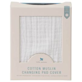 Little Unicorn - Muslin Changing Pad Cover - White
