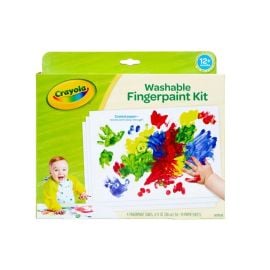 Crayola - My First Washable Fingerpaint Kit Stage 1 -  CY81-1452 - Toysuae.com