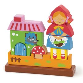 Viga toys - Magnetic Standing Puzzle - Red Riding Hood