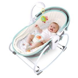 Teknum - 6 In 1 Cozy Rocker Baby Bassinet With Mosquito Net - Green -  SAM-TK_5in1RK_GR - Toysuae.com