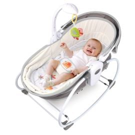 Teknum - 6 In 1 Cozy Rocker Baby Bassinet With Mosquito Net - Grey -  SAM-TK_5in1RK_GY - Toysuae.com