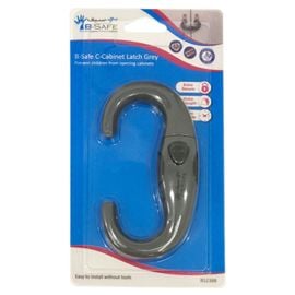 B-Safe - C Cabinet Latch - Grey