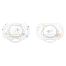Badabulle - Glitter Luminous Pacifiers 6-12M -  BAB011810 - Toysuae.com