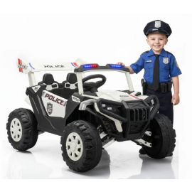 Gambol - 12V RC Police Ride On Jeep with Siren
