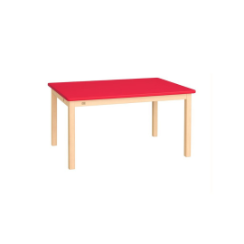 Edu Fun - Rectangular Table - 120 x 60 x 2.2 cm - 53cm - Red - RTS-69921Red69972 - Toysuae.com
