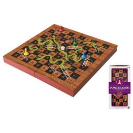 Merchant Ambassador - Folding Wood Snakes & Ladders Set -  TG1903 - Toysuae.com
