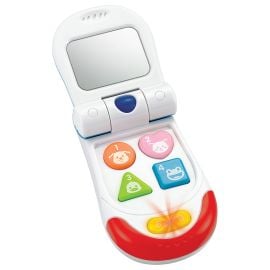 WinFun - My Flip Up Sounds Phone - White - 000618 - Toysuae.com