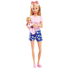 Simba - Steffi Love Bike Trailer Doll Playset - sim-105733709 - Toysuae.com