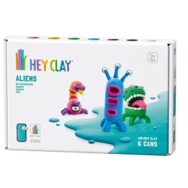 Hey Clay - DIY Aliens Plastic Modelling Air Dry Clay Kit 6Pcs -  HC60038 - Toysuae.com