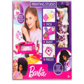 Barbie - Printing Studio Including Barbie Doll -  BRB-4350-1-FK-FO - Toysuae.com