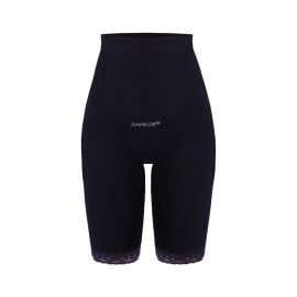 Sankom - Patent Short Shaper with Lace - Black - L/XL -  MMZ-SAN-055CBLL - Toysuae.com