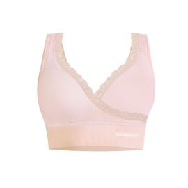 Sankom - Patent Premium Bra With Lace - Beige - M/L -  MMZ-SAN-075CLM - Toysuae.com