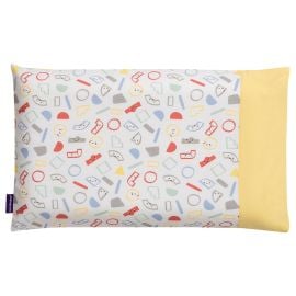 Clevamama - Pram Pillow Case - Grey/Yellow - WB-3338 - Toysuae.com
