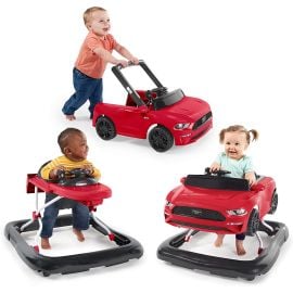 Bright Starts - Ford Mustang Walker - Red -  WB-11632 - Toysuae.com