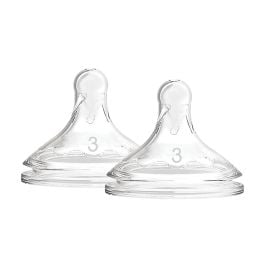 Dr. Browns - Level 3 Wide Neck Silicone Options + Nipple - Pack of 2