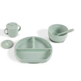 Eurekakids - Silicone Tableware Set With Suction Cup 7 Pcs -  R0009A - Toysuae.com