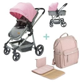 Moon - Pro 2-in-1 Stroller & Elisa Diaper Backpack -  B-MNBP18 - Toysuae.com