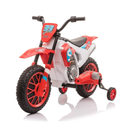 Gambol - Kids Ride on Trail Motorbike 12V - Red