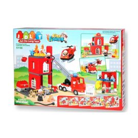 Jawda - Fire Fighter Station Building Set -  BTG-343758 - Toysuae.com