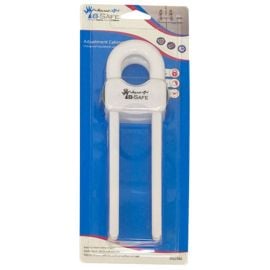 B-Safe - Cabinet Slide Lock - White - Pack of 2 pcs -  BS2386 - Toysuae.com