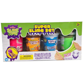 DohTime - Slimetime Super Slime Set V2 – 4 Cans (370g Each) -  ALGT-TP104750 - Toysuae.com